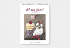 Minky Grant 2026 Wall Calendar