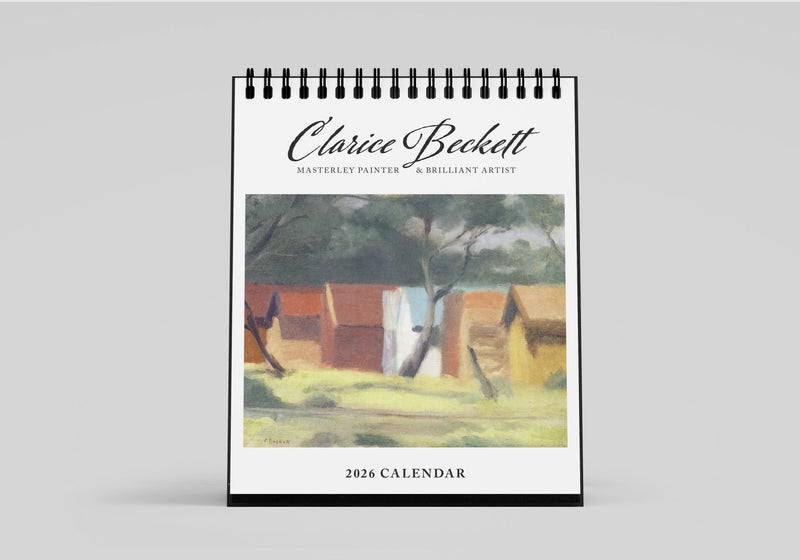 Clarice Beckett 2026 Desk Calendar