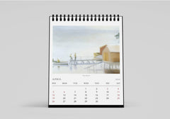 Clarice Beckett 2026 Desk Calendar