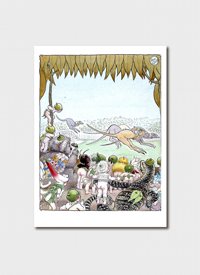 May Gibbs - ‘At the Races’ from Little Obelia