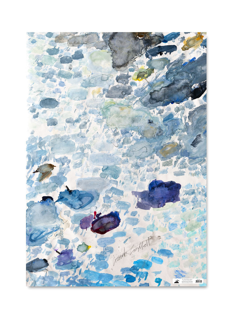 Flat Wrap - Cressida Campbell - Sky - Flannel Flowers
