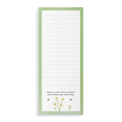 Magnetic List Notepad - Daisy