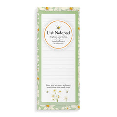 Magnetic List Notepad - Daisy