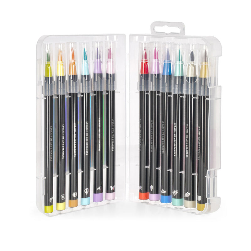 Brush Markers in Pastel Colours - Set of 12