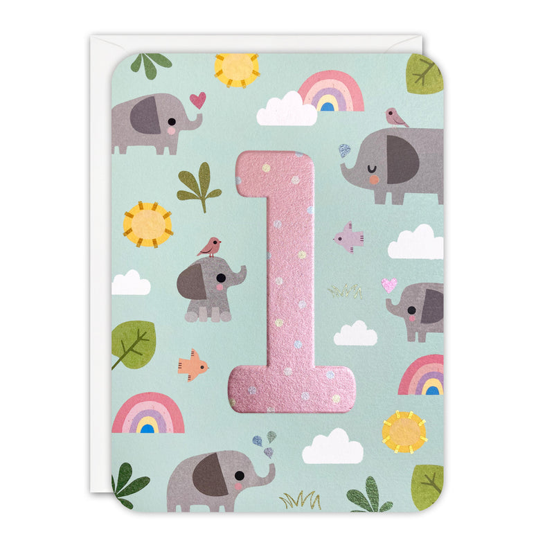 1st Birthday Elephants