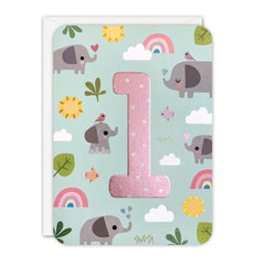 1st Birthday Elephants