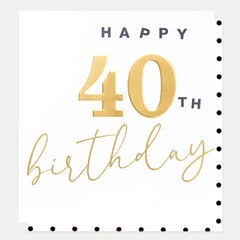 Happy 40th Birthday