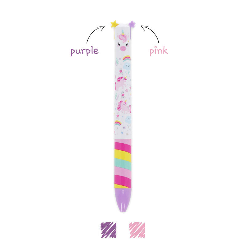 Two Colour Ballpoint Pen - Unicorn