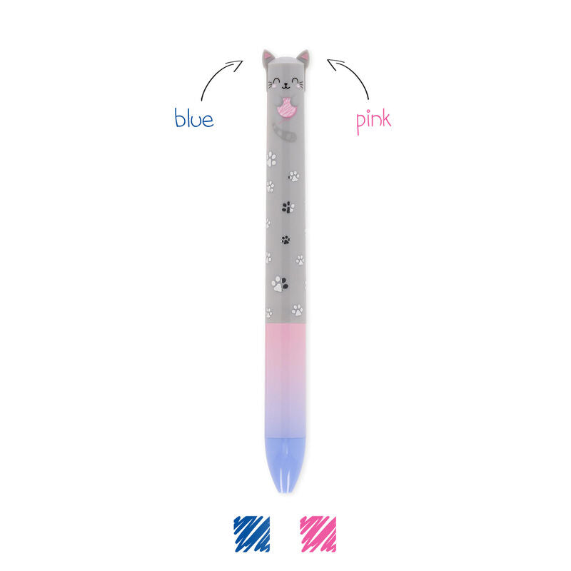 Two Colour Ballpoint Pen - Kitty