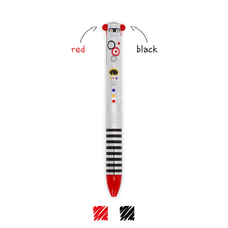 Two Colour Ballpoint Pen - Robot