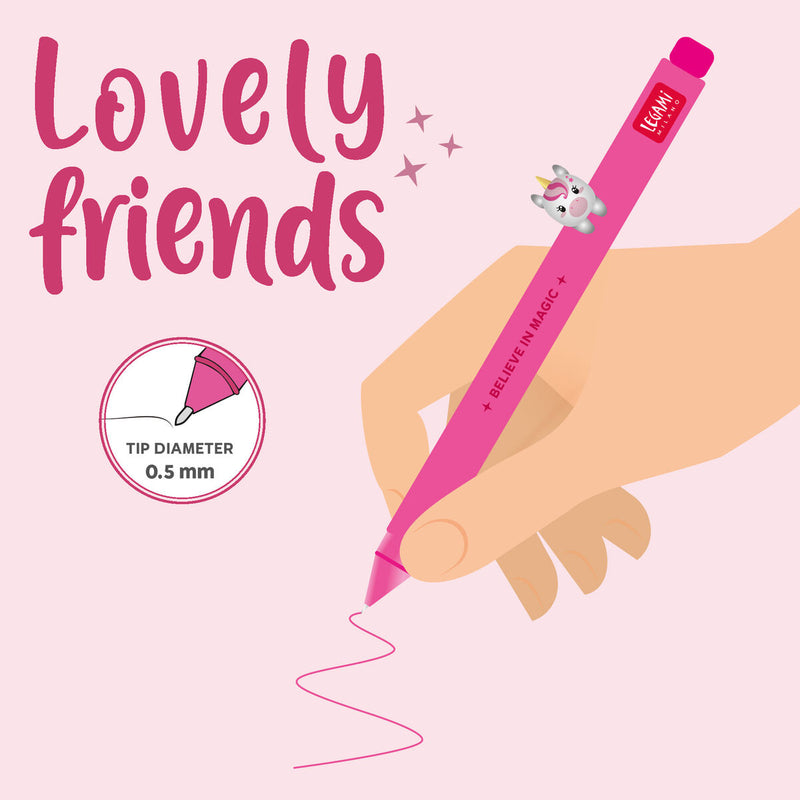 Lovely Friends Gel Pen - Unicorn