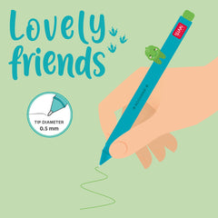 Gel Pen with Animal Decoration - Dino