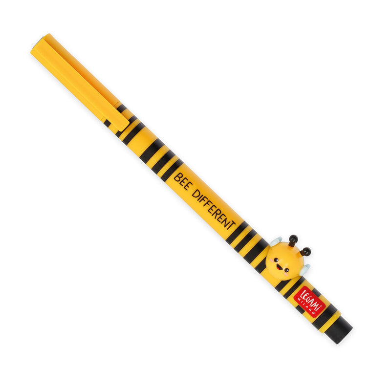 Gel Pen with Animal Decoration - Bee
