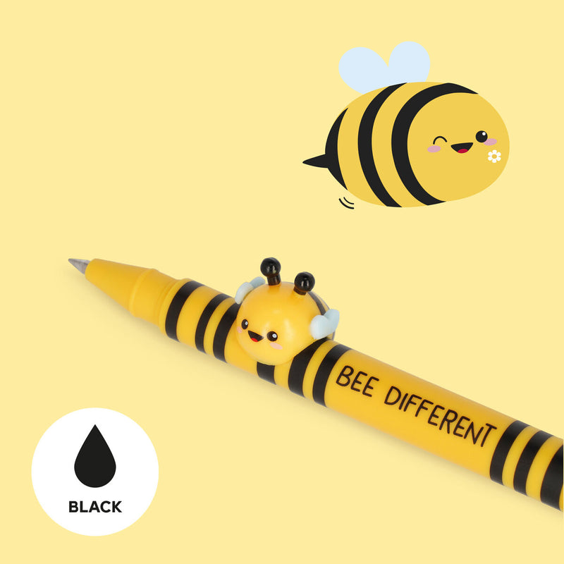 Gel Pen with Animal Decoration - Bee