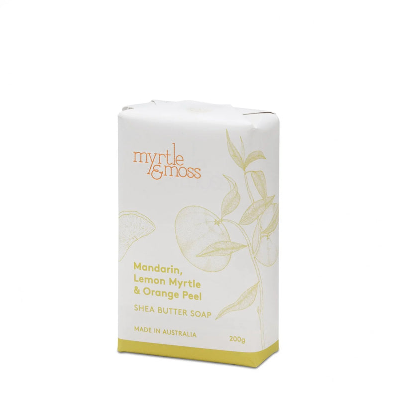 Shea Butter Soap Mandarin Lemon Myrtle & Orange Peel