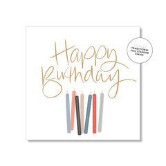 Mini Card - Birthday Candles