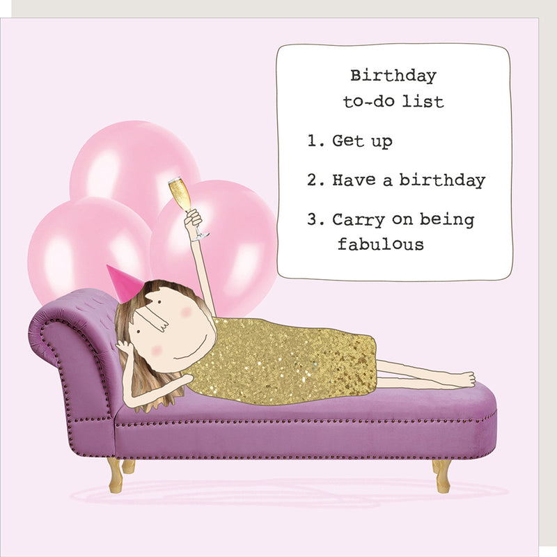 Birthday To-Do List