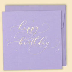 Happy Birthday Constellations - Lavender