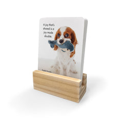 Live Love Bark - 24 Animal Affirmation Cards + Stand