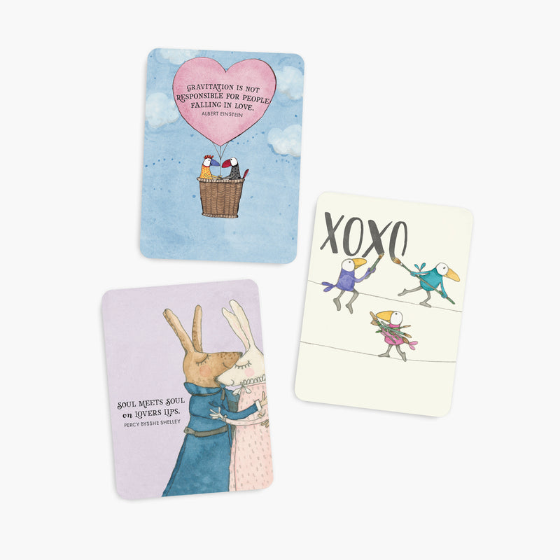 A Little Box of Love - 24 Twigseeds Affirmation Cards + Stand