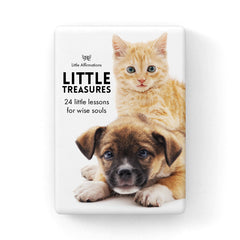 Little Treasures - 24 Animal Affirmation Cards + Stand