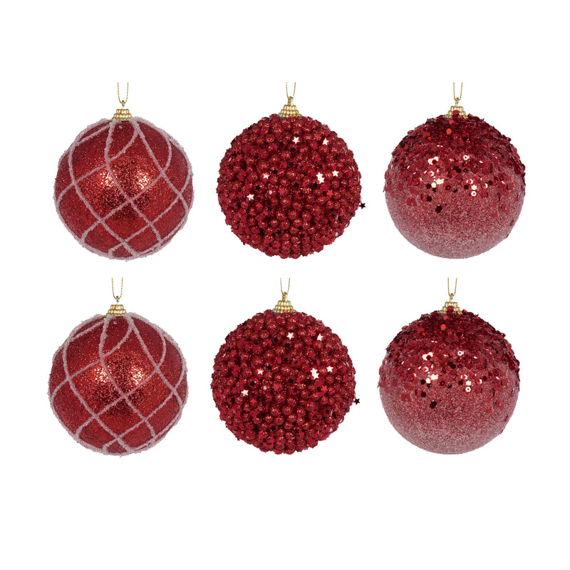 6 Pack Shatterproof Baubles