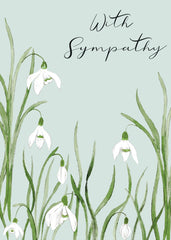 With Sympathy - Snowdrop