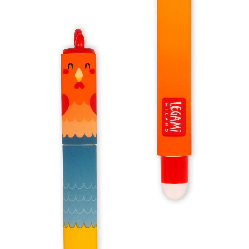 Set of 4 Erasable Gel Pens - Farm Sweet Farm