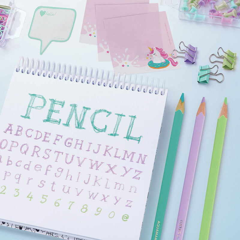 Set of 12 Colouring Pencils in Ocean Palette