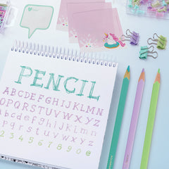 Set of 12 Colouring Pencils in Ocean Palette