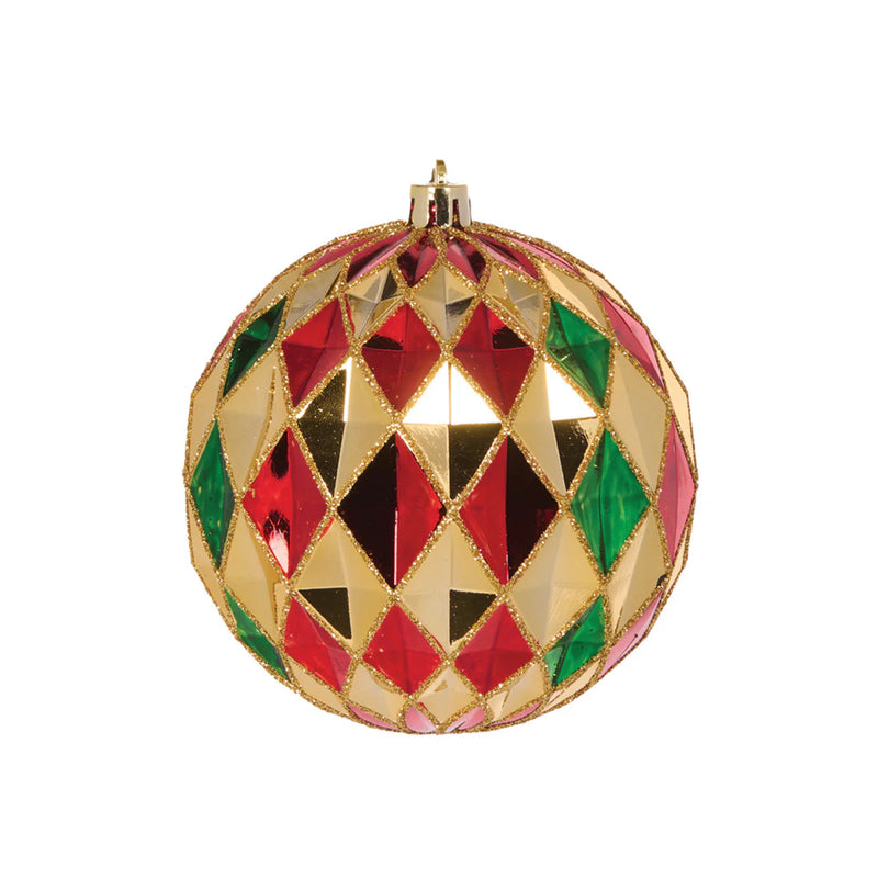 High Shine Gold Traditional Harlequin