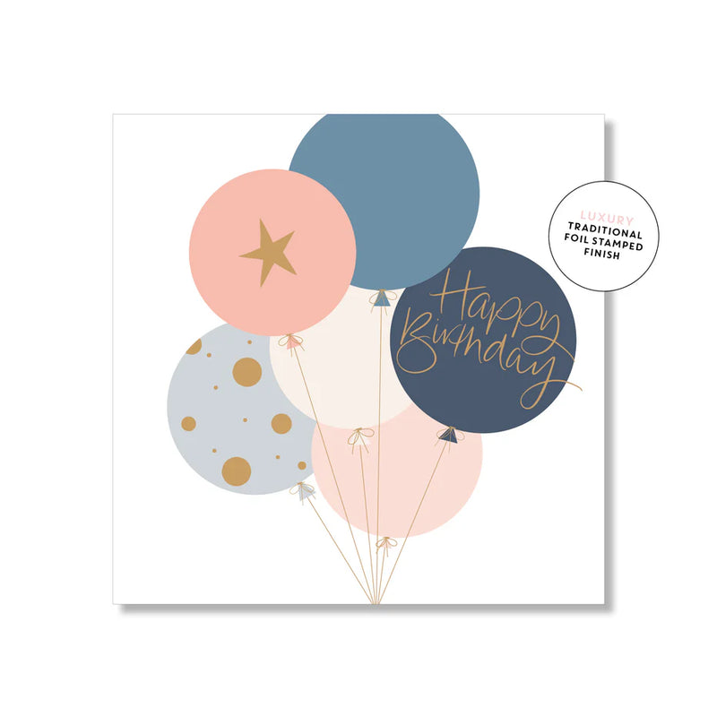Mini Card - Birthday Balloons