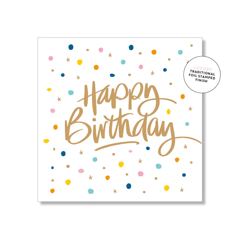 Mini Card - Confetti Birthday