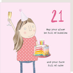 21st Birthday - Bubbles