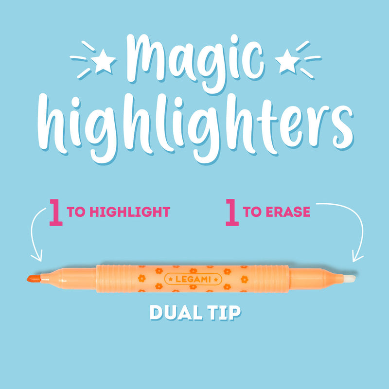 Set of 6 Erasable Highlighters