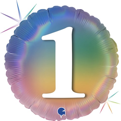 INFLATED 18" #1 Pastel Rainbow