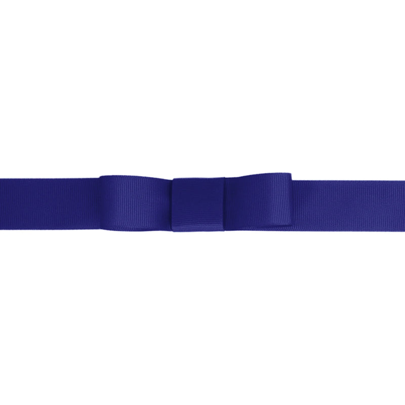 Recycled PET Grosgrain - Navy Ribbon 10M Roll