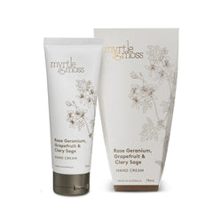 75ml Hand Cream Rose Geranium, Grapefruit & Clary Sage