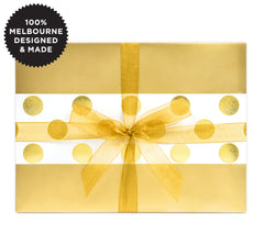 Roll Wrap - Gold Pearl (5m)