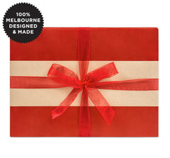 Roll Wrap - Red Kraft (5m)