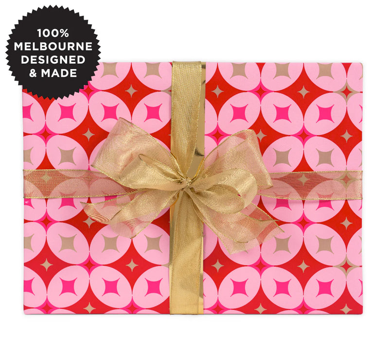 Roll Wrap - Crystal Red (5m)
