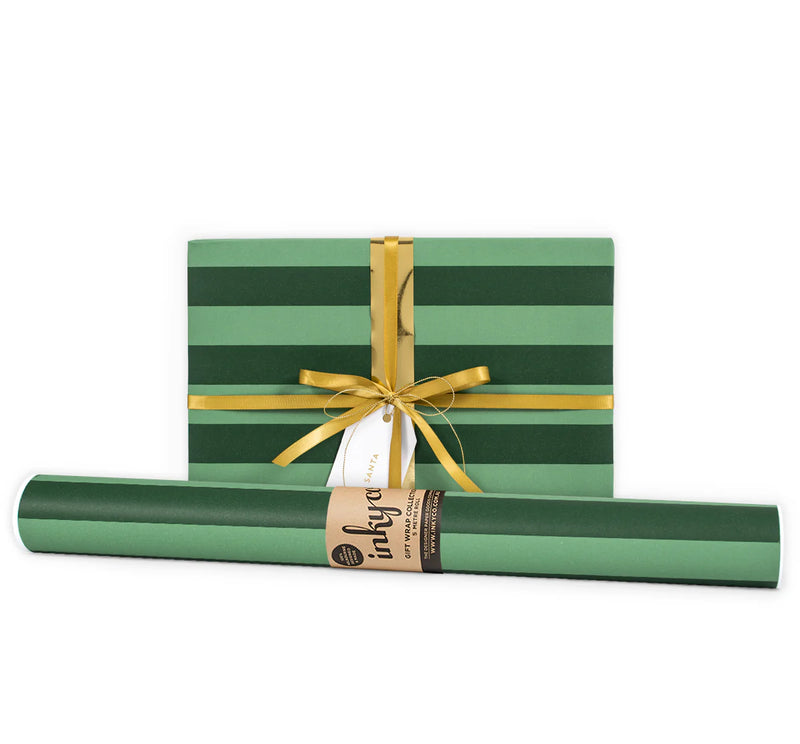 Roll Wrap - Stripe Green (5m)
