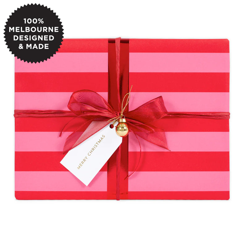 Roll Wrap - Stripe Pink (5m)