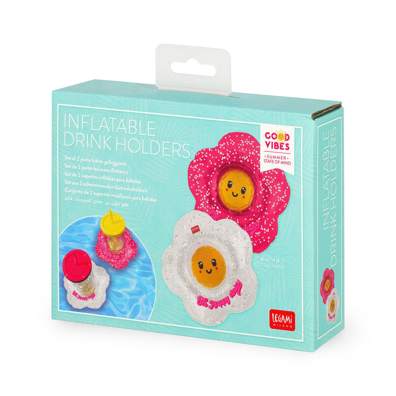 Inflatable Drink Holders - Daisy - Set of 2