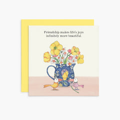 Friendship makes life's joys - Twigseeds Friendship Card