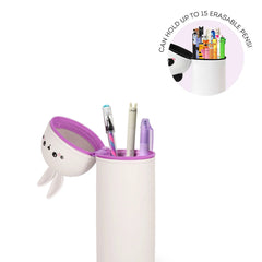 2-in-1 Silicone Pencil Case - Bunny