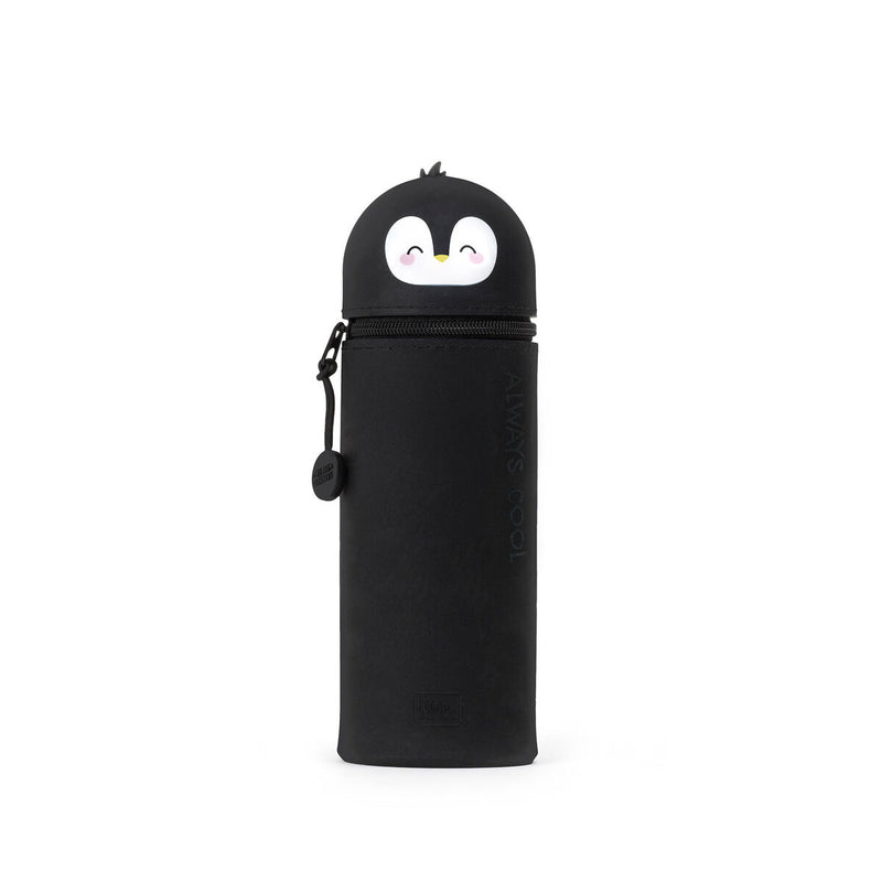 Silicone Pencil Case - Penguin