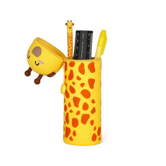 2-in-1 Silicone Pencil Case - Giraffe