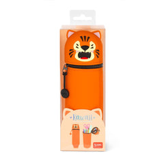 Silicone Pencil Case - Tiger