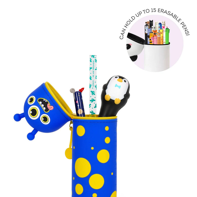 2-in-1 Silicone Pencil Case - Monster